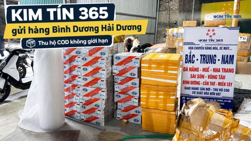 Gửi hàng Bình Dương đi Hải Dương