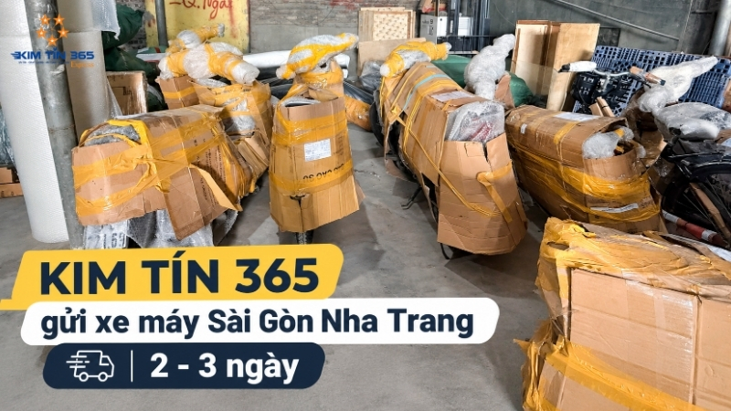Gửi xe máy Sài Gòn Nha Trang uy tín tại Kim Tín 365