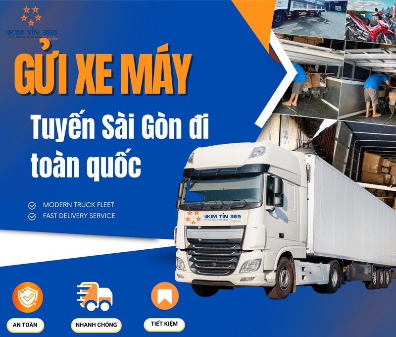 Kim Tín 365 gửi xe máy sài gòn đi các tỉnh