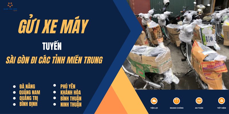 Gửi xe máy Sài Gòn đi miền Trung