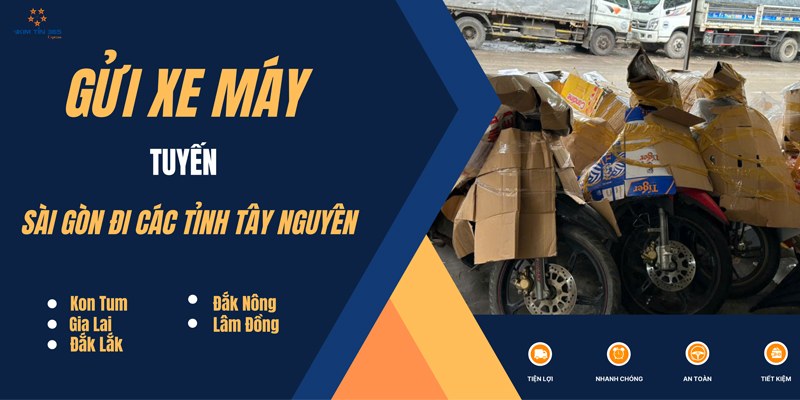 Gửi xe máy Sài Gòn đi Tây Nguyên