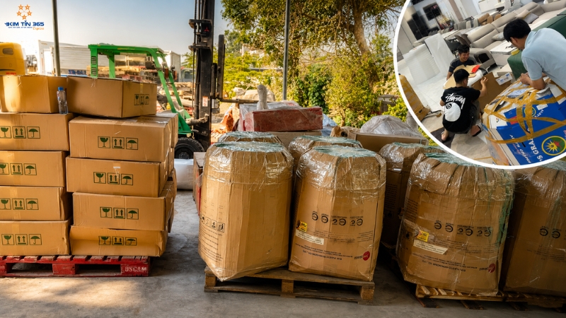 Đóng gói hàng hóa vận chuyển