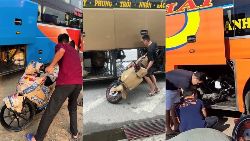 Nguy cơ khi gửi xe máy bằng xe khách