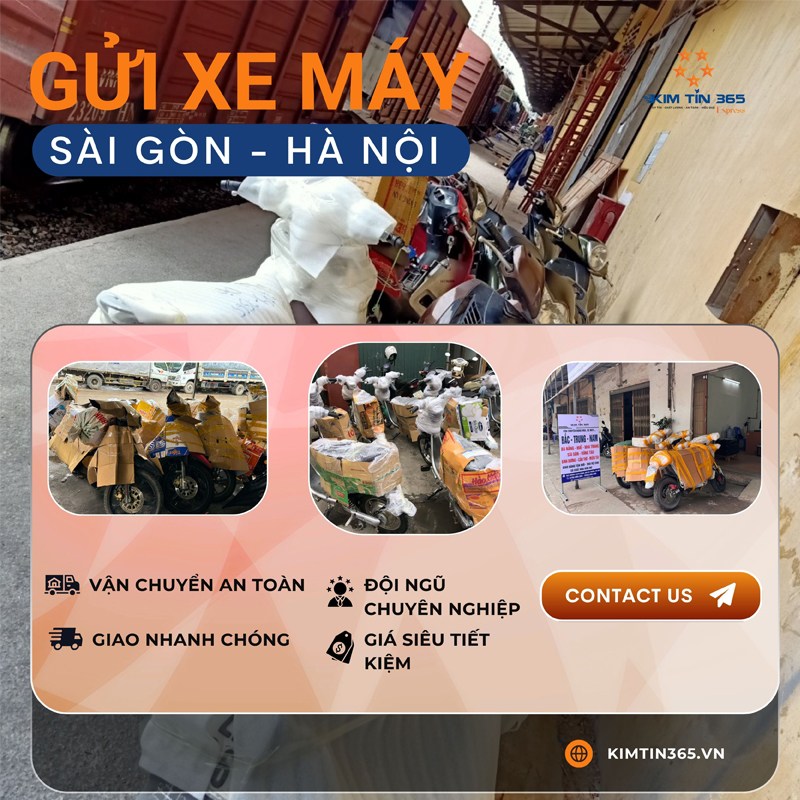 Tìm hiểu dịch vụ gửi xe máy Sài Gòn Hà Nội
