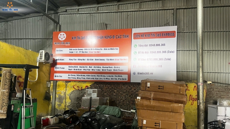 Vận chuyển hàng hóa tại Kim Tín 365