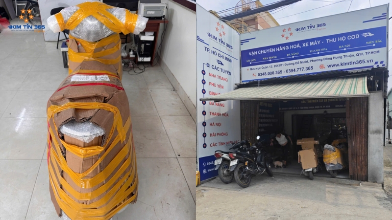 Gửi xe máy Hà Nội Hải Phòng linh hoạt