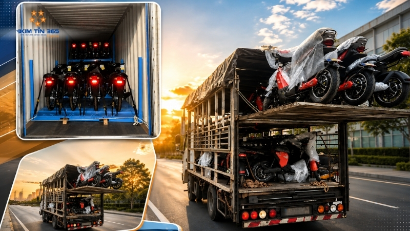 Gửi xe máy Hải Phòng lên Hà Nội