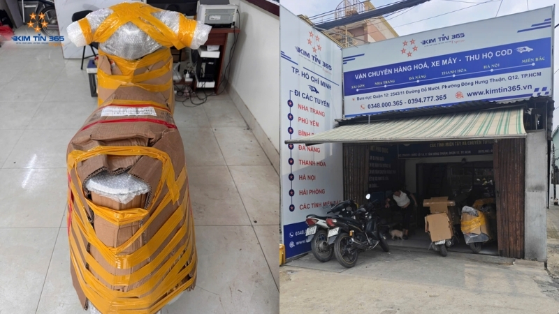 Gửi xe máy Hải Phòng lên Hà Nội
